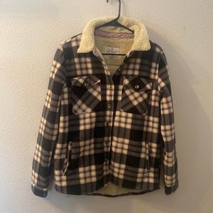 Like new Soho threads plaid shacket size small